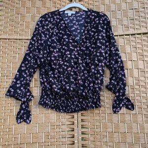 Michael Kors Floral Blouse Women’s Size Small